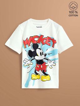 Hopscotch - Pure Cotton Mickey Mouse Print T-shirt