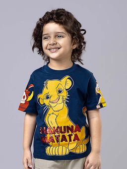 Hopscotch - Pure Cotton Lion King Print T-Shirt