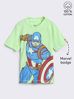 Hopscotch - Pure Cotton Marvel Print T-shirt