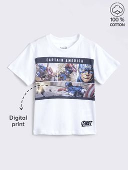 Hopscotch - Pure Cotton Marvel Print T-Shirt