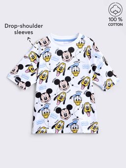 Hopscotch - Pure Cotton Micky Mouse Print T-Shirt