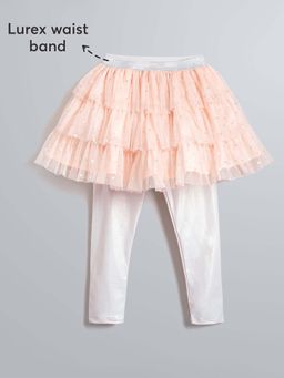 Hopscotch - Waterfall Ruffle Skirt Leggings