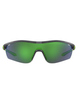 Under Armour - Green Multilayer Lens Geometrical Sunglass Rimless Grey Frame - 204186Kb799Z9