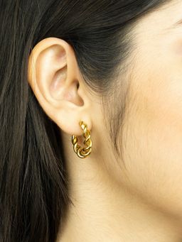Avyana - Braided Hoop Earrings