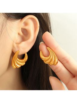 VIEN - Gold Anti-Tarnish Gold Plated Stud Earrings