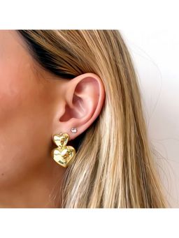 VIEN - Gold Anti-Tarnish Gold Plated Stud Earrings