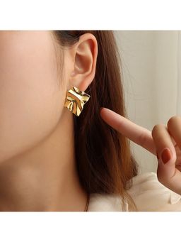 VIEN - Gold Anti-Tarnish Gold Plated Stud Earrings