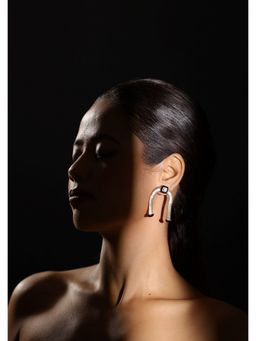 The Bling Girll - Ethnic Gold-Plated Artificial Drop Earrings