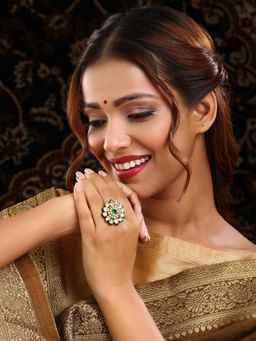 Ruby Raang Studio - Kundan Ring