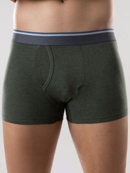 GLOOT - Anti Odor Cotton Tencel Cooling Trunk-GLI005-Olive Melange