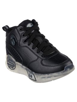 SKECHERS - Boys Slights Remix Black Casual LED Shoes