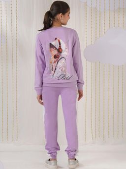 TotzTouch - Girls Stylish Anime Printed Sweatshirt and Joggers