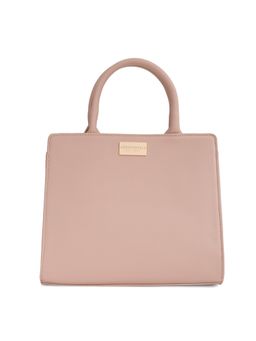 Aeropostale - Macy Women PU Mid Tote Handbag with Detachable Strap - Pink