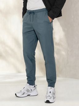 DaMENSCH - Blue Microfibre Solid Joggers