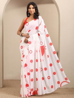 Libas - Georgette Saree With Unstitched Blouse