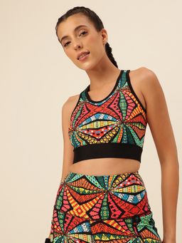 Cukoo - Multi-Color Lightly Padded Sports Bra