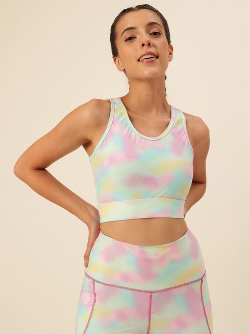 Cukoo Multi-Color Lightly Padded Sports Bra