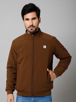Cantabil - Men Casual Brown Reversible Jacket
