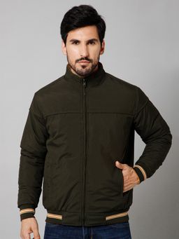 Cantabil - Men Casual Olive Reversible Jacket