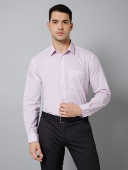 Cantabil - Men Formal Pink Full Sleeves Shirt