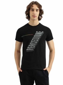 United Colors of Benetton - Regular Fit Crew Neck Typography T-Shirt