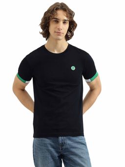 United Colors of Benetton - Blue Regular Fit Crew Neck Solid T-Shirt