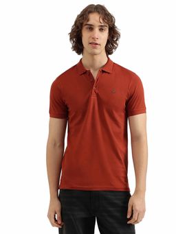 United Colors of Benetton - Regular Fit Polo Neck Solid T-Shirt