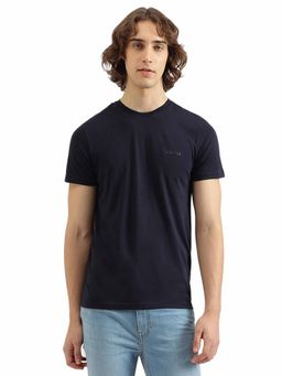 United Colors of Benetton - Blue Regular Fit Crew Neck Solid T-Shirt