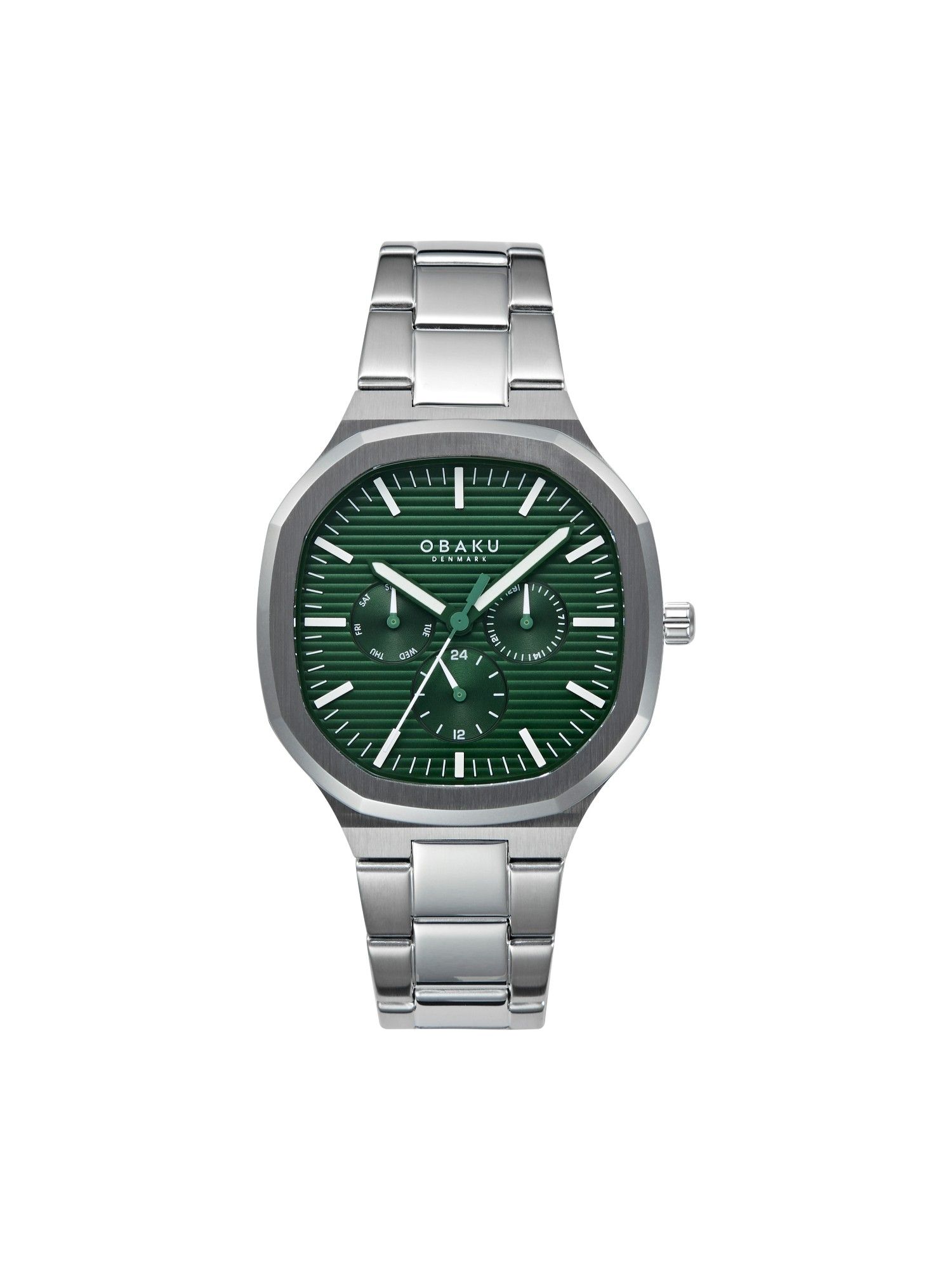 Buy Obaku Ild Jude Multifunction Green Octagon Dial Men Watch