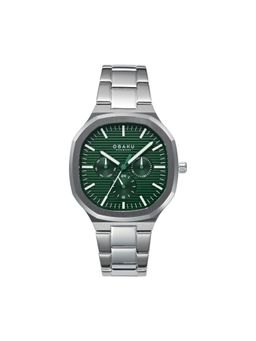 Obaku - Ild Jude Multifunction Green Octagon Dial Men Watch - V275GMCESC (M)