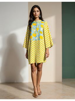 Naava - Yellow Myra Pastel Cotton Dress