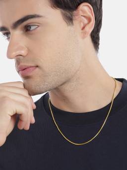 Zavya - Men Serpent Gold Plated 925 Sterling Silver Chain