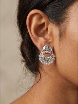 MHOIR - The Halo Silver Plated Earrings