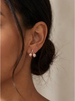 MHOIR - Allure Rose Gold Plated Stud Earrings