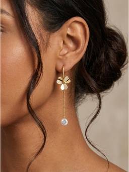 MHOIR - Aurelia Gold Plated Drop Earrings