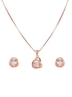 Zavya - My Universe Rose Gold Plated 925 Silver Jewellery Set