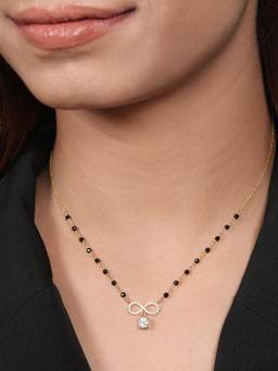 Zavya - Eternal Bond 925 Sterling Silver Gold-Plated Mangalsutra