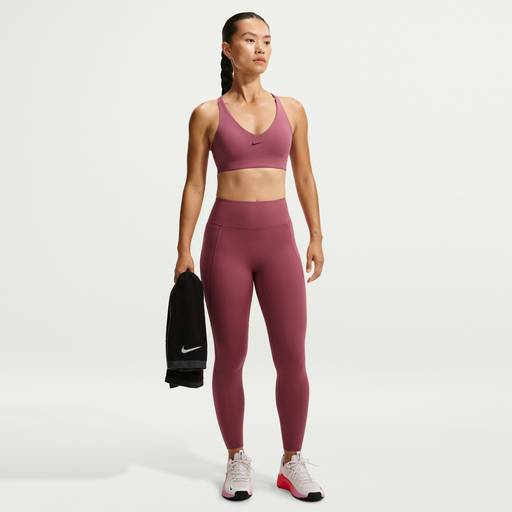 Nike Universa - Women's High-Waisted Full-Length Leggings with No Front Seam
