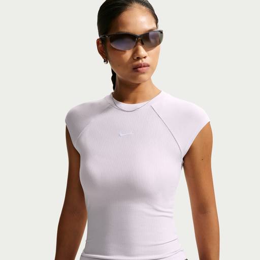 Nike Sportswear Chill Knit - Women's Tight Short-Sleeve Ribbed Top