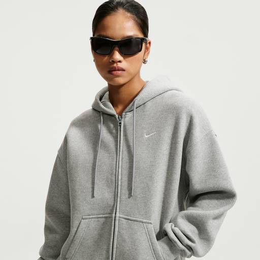 Nike Studio Fleece Medium Weight - Women's Oversized Full-Zip Hoodie