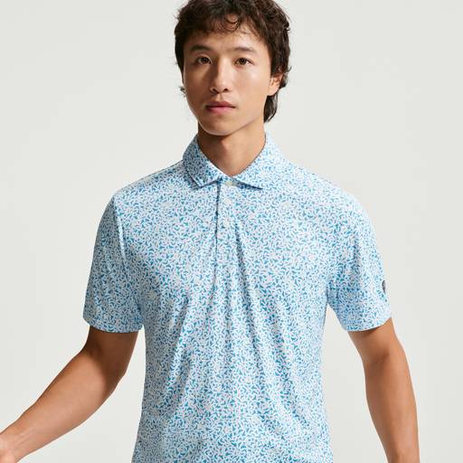 Nike Par - Men's Dri-FIT Microprint Birds Golf Polo
