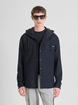 Antony Morato - Men Navy Blue Cotton Shacket