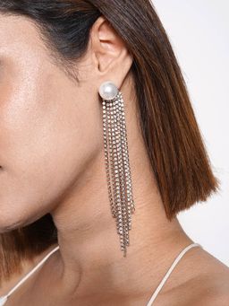 Joker and Witch - Joker & Witch Wilda Silver Waterfall Earrings