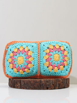 ITIHASIKALA - Women Crochet Pouch - Multi-Color
