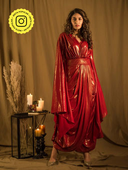 House of Fett - Le Bain Metallic Gown