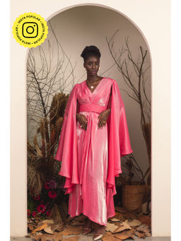 House of Fett - Pink Inferi Gown with Belt (Set of 2)