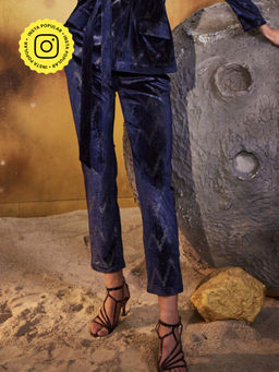 House of Fett - Asagai Crochet Multi-Color Crop Top with Pant and Jacket