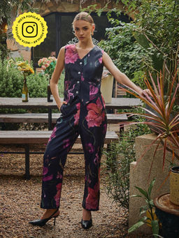 House of Fett - Atlantis Blue Top with Pant and Kaftan Co-Ords