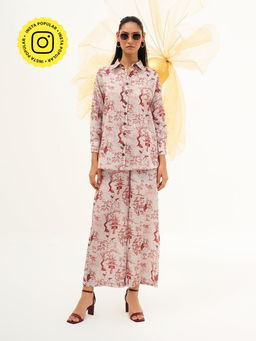 House of Fett - Bellagio Peach Dress with Pant