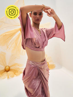 House of Fett - Baku Linen Pink Top with Pant Co-Ords